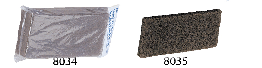 A&B Mr Scrubber Replacement Pad, Brown Coarse 8035