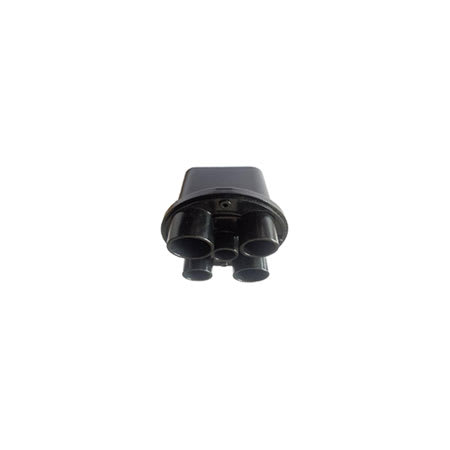 CMI J-Box Double Fixture Thermocraft 5-Hole Black, JBP57510