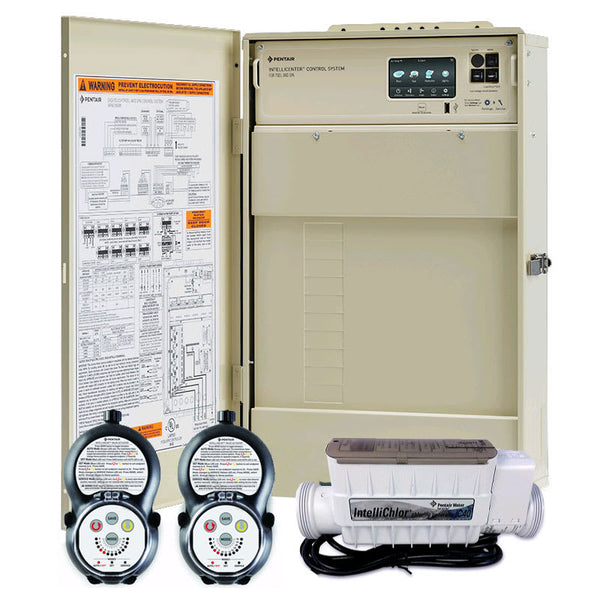 Pentair IntelliCenter i8PS Pool and Spa Automation Kit with Salt Cell Included 521903