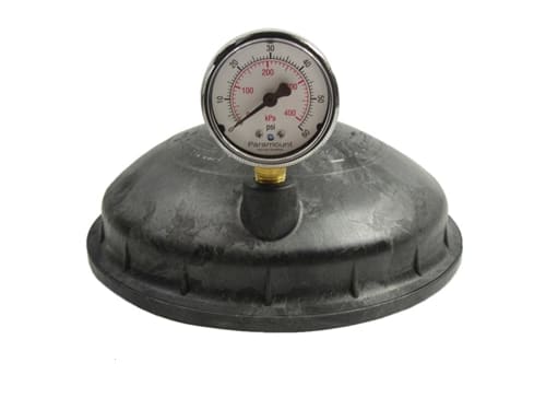 Paramount Water Valve Top Replacement With Gauge-Black