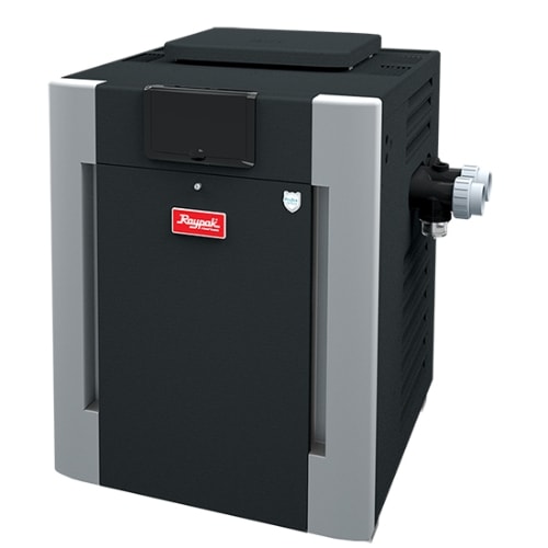 Raypak Digital Propane Gas Heater 406,000 BTU Bronze Headers ASME 017386