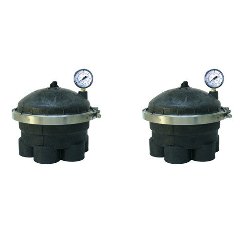 Paramount Water Valves 9 Port Water Valve 2" - Black